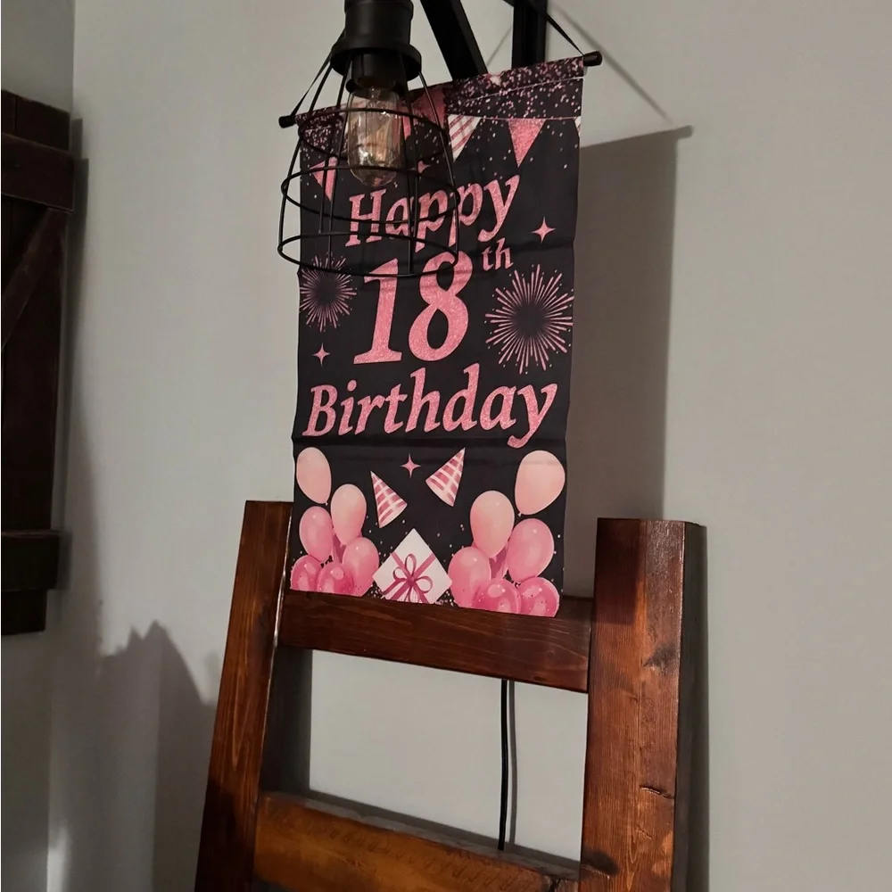Happy 18th Birthday Door Banner